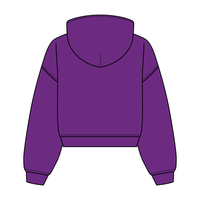 Drop Cut Oversized Zip Up Hoodie