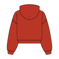 Drop Cut Oversized Zip Up Hoodie