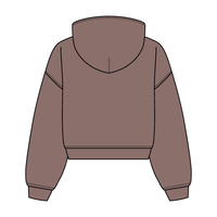 Drop Cut Oversized Zip Up Hoodie
