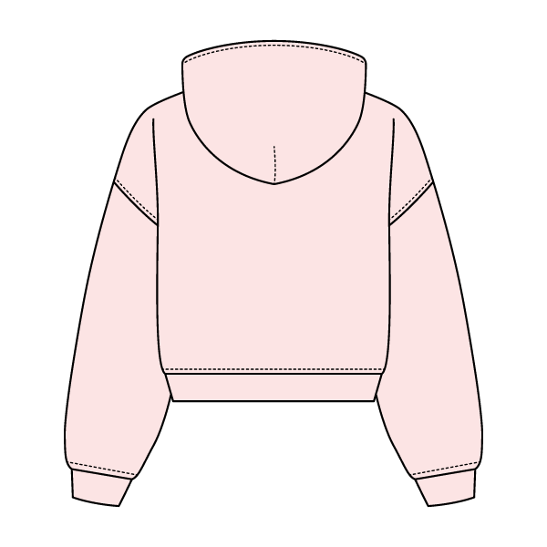 Drop Cut Oversized Zip Up Hoodie