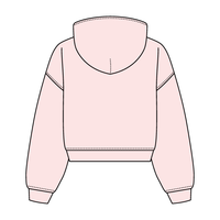 Drop Cut Oversized Zip Up Hoodie