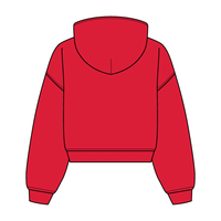 Drop Cut Oversized Zip Up Hoodie