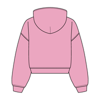 Drop Cut Oversized Zip Up Hoodie