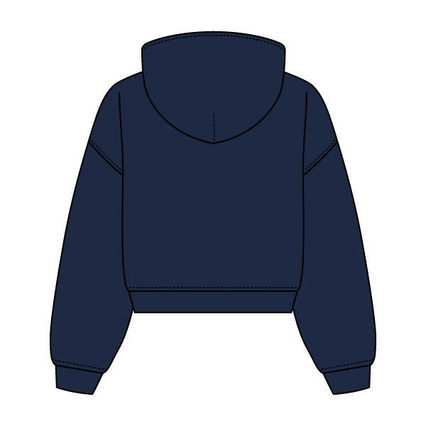 Drop Cut Oversized Zip Up Hoodie