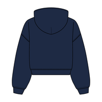 Drop Cut Oversized Zip Up Hoodie