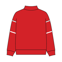 UNISEX RETRO PANELED FLEECE MOCK NECK SWEATSHIRT