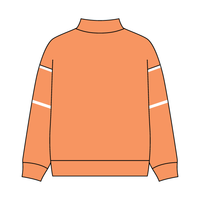UNISEX RETRO PANELED FLEECE MOCK NECK SWEATSHIRT