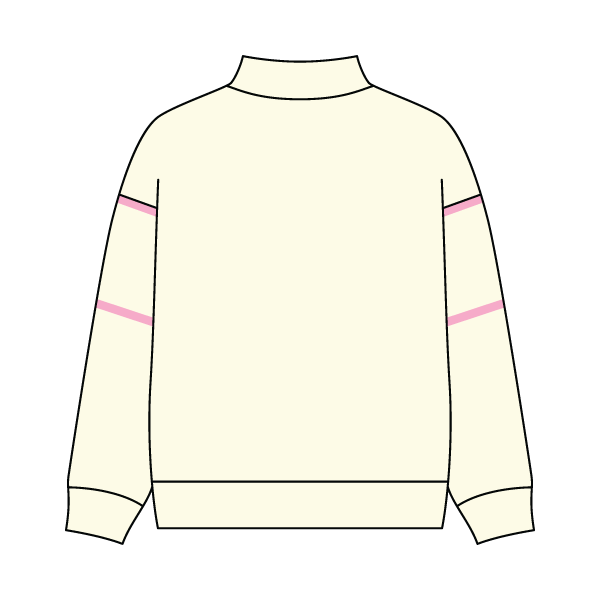 Unisex Retro Paneled Fleece Mock Neck Sweatshirt