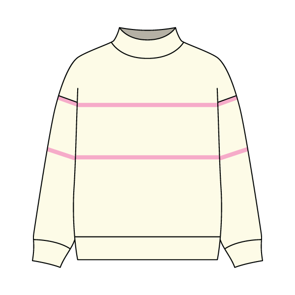 Unisex Retro Paneled Fleece Mock Neck Sweatshirt