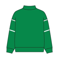 UNISEX RETRO PANELED FLEECE MOCK NECK SWEATSHIRT