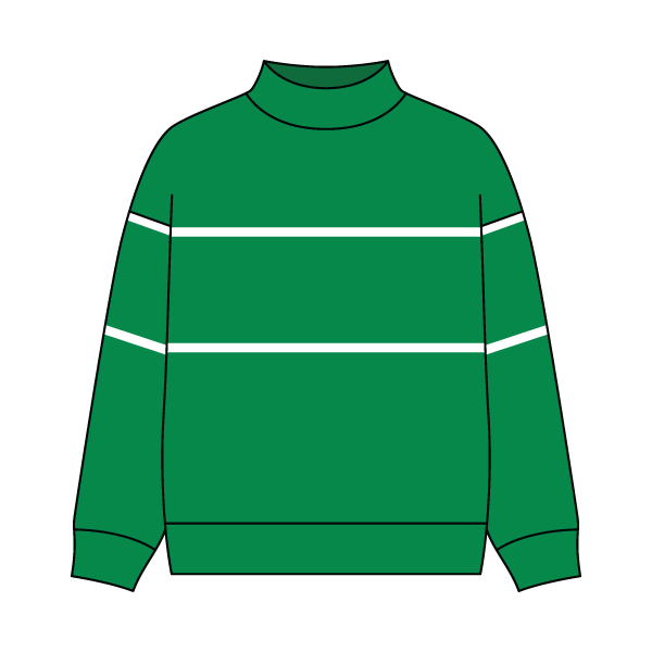 Unisex Retro Paneled Fleece Mock Neck Sweatshirt