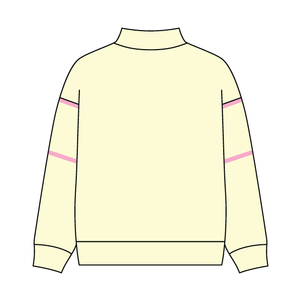 Unisex Retro Paneled Fleece Mock Neck Sweatshirt