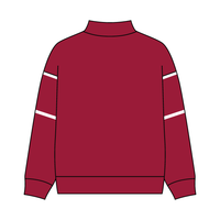UNISEX RETRO PANELED FLEECE MOCK NECK SWEATSHIRT