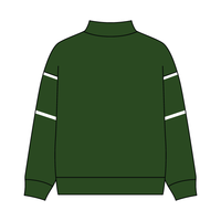 UNISEX RETRO PANELED FLEECE MOCK NECK SWEATSHIRT