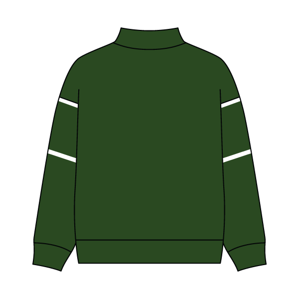 Unisex Retro Paneled Fleece Mock Neck Sweatshirt