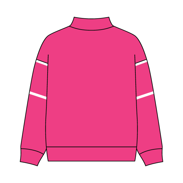 Unisex Retro Paneled Fleece Mock Neck Sweatshirt