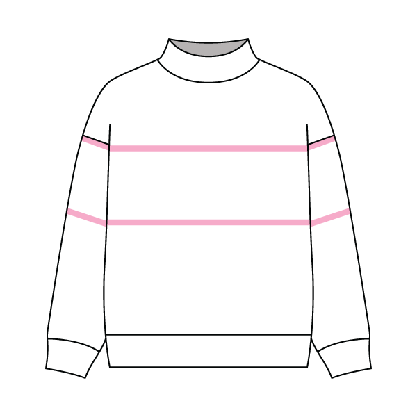 Unisex Retro Paneled Fleece Mock Neck Sweatshirt
