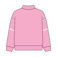 UNISEX RETRO PANELED FLEECE MOCK NECK SWEATSHIRT