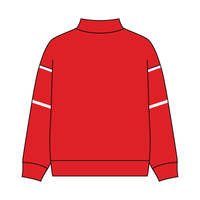 UNISEX RETRO PANELED FLEECE MOCK NECK SWEATSHIRT