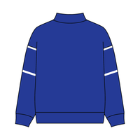 UNISEX RETRO PANELED FLEECE MOCK NECK SWEATSHIRT