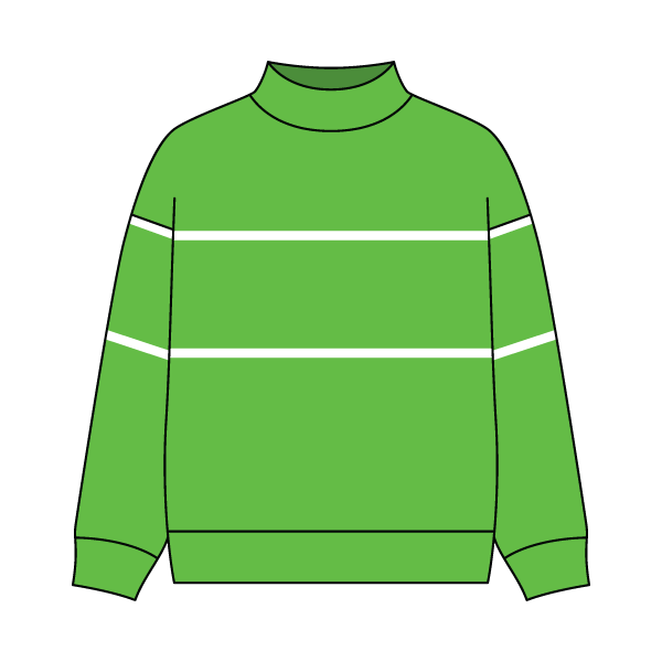 Unisex Retro Paneled Fleece Mock Neck Sweatshirt