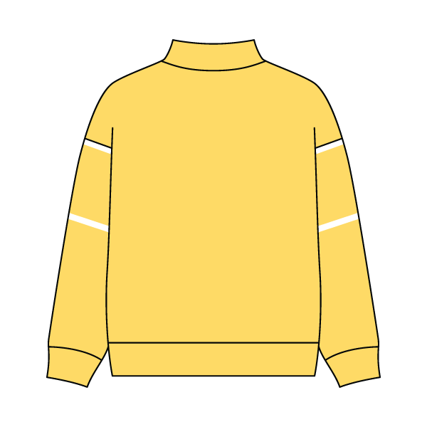 Unisex Retro Paneled Fleece Mock Neck Sweatshirt