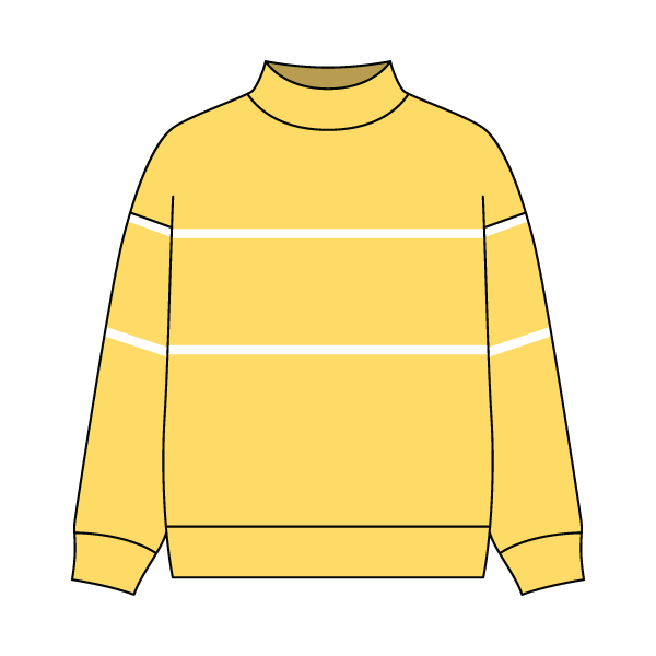Unisex Retro Paneled Fleece Mock Neck Sweatshirt