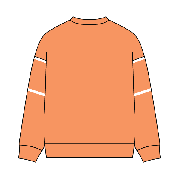 Unisex Retro Paneled Fleece Crewneck Sweatshirt