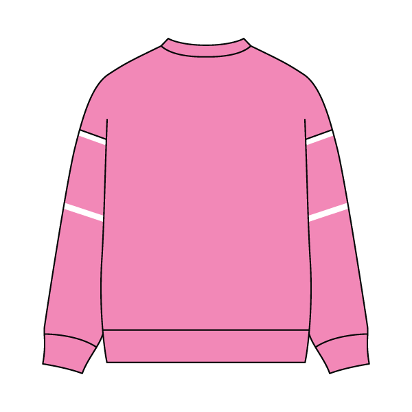 Unisex Retro Paneled Fleece Crewneck Sweatshirt