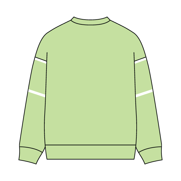 Unisex Retro Paneled Fleece Crewneck Sweatshirt