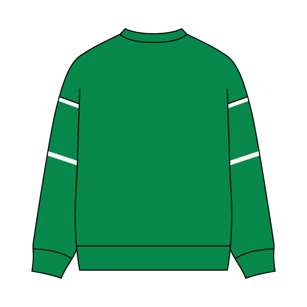 Unisex Retro Paneled Fleece Crewneck Sweatshirt