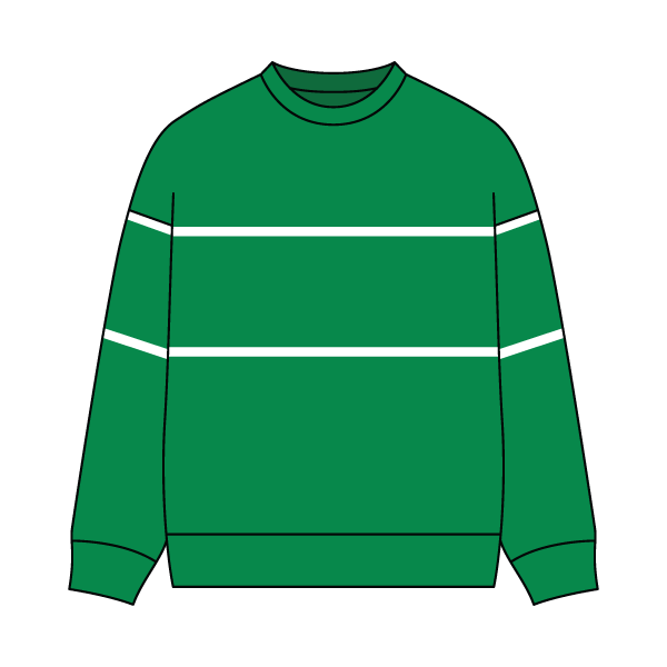 Unisex Retro Paneled Fleece Crewneck Sweatshirt