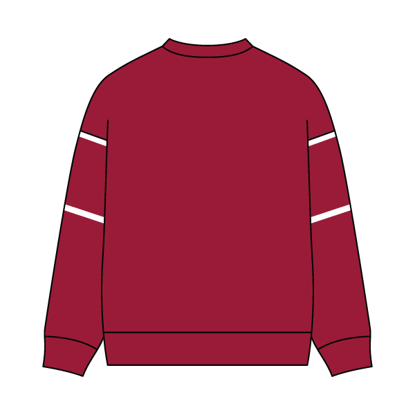 Unisex Retro Paneled Fleece Crewneck Sweatshirt