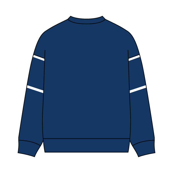 Unisex Retro Paneled Fleece Crewneck Sweatshirt