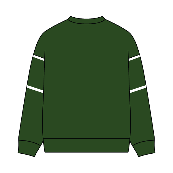 Unisex Retro Paneled Fleece Crewneck Sweatshirt
