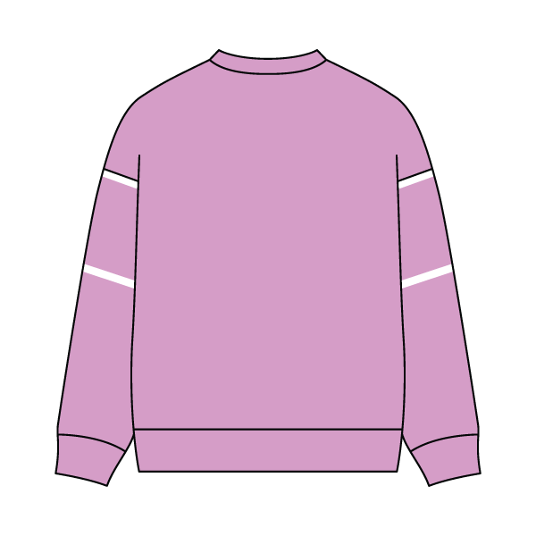 Unisex Retro Paneled Fleece Crewneck Sweatshirt