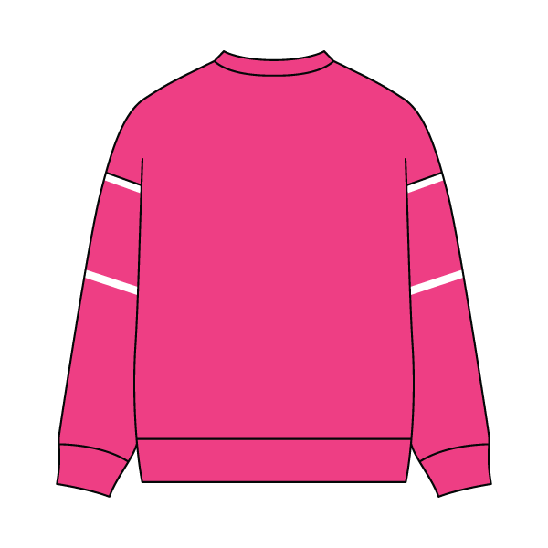 Unisex Retro Paneled Fleece Crewneck Sweatshirt
