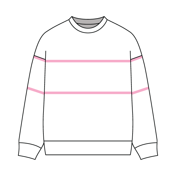 Unisex Retro Paneled Fleece Crewneck Sweatshirt