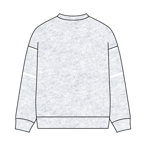 Unisex Retro Paneled Fleece Crewneck Sweatshirt