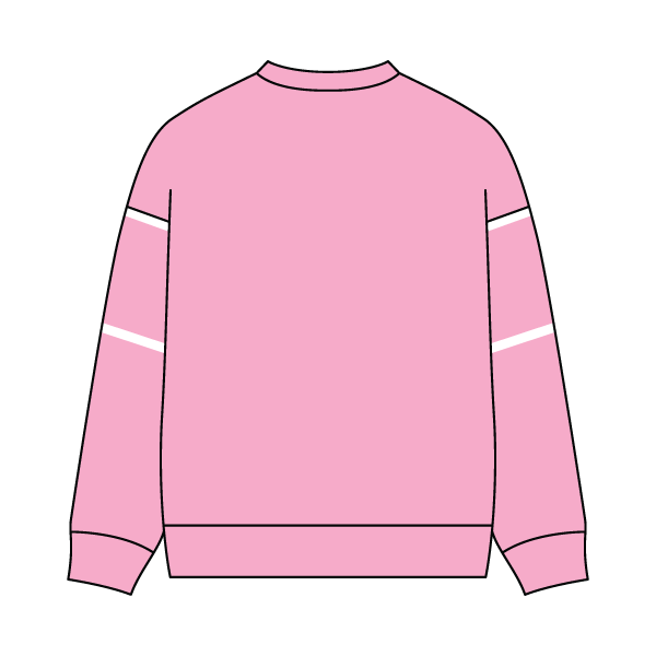 Unisex Retro Paneled Fleece Crewneck Sweatshirt
