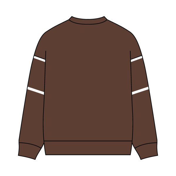 Unisex Retro Paneled Fleece Crewneck Sweatshirt