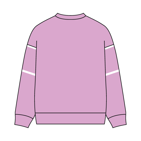 Unisex Retro Paneled Fleece Crewneck Sweatshirt
