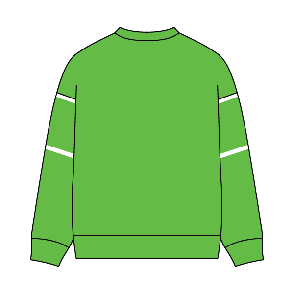 Unisex Retro Paneled Fleece Crewneck Sweatshirt