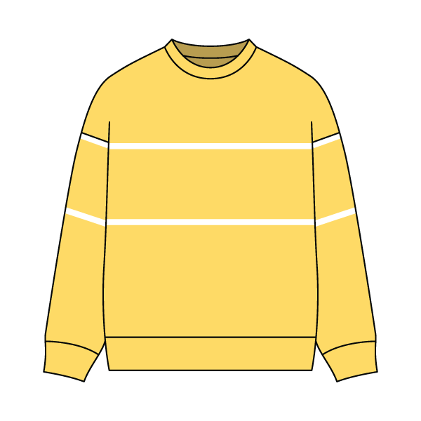Unisex Retro Paneled Fleece Crewneck Sweatshirt