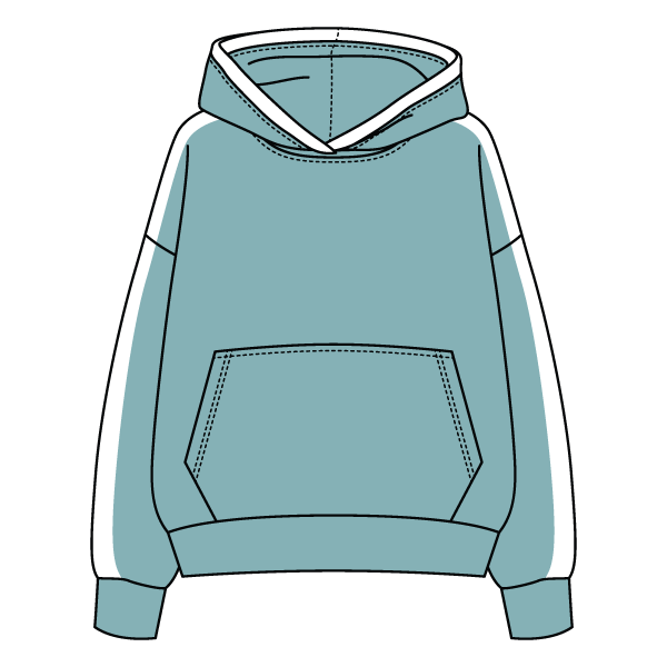 Laid Back Panel Hoodie