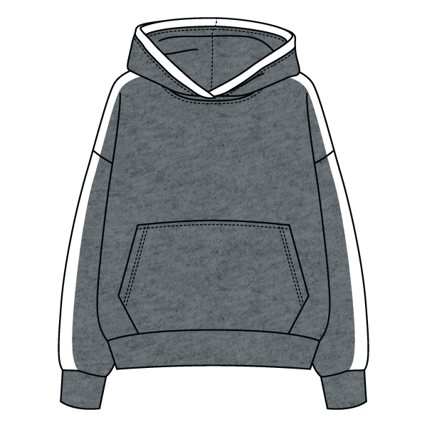 Laid Back Panel Hoodie