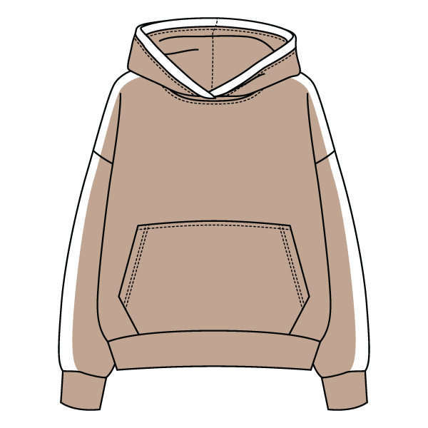 Laid Back Panel Hoodie