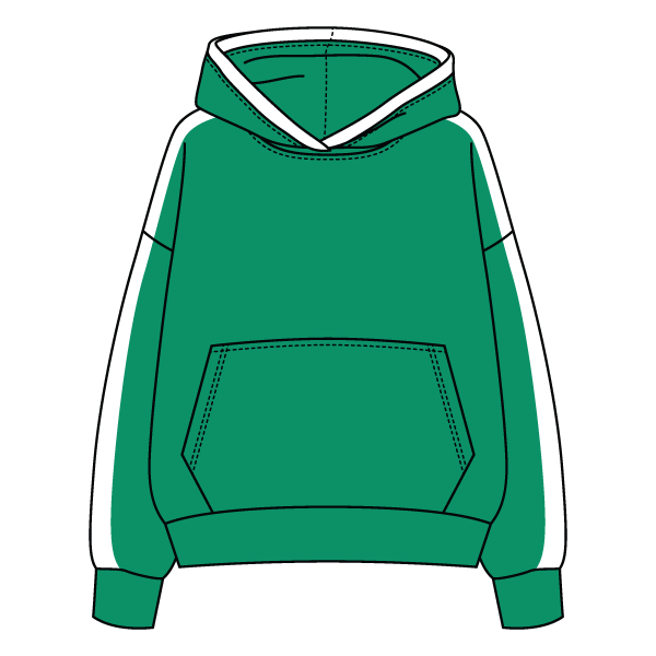 Laid Back Panel Hoodie