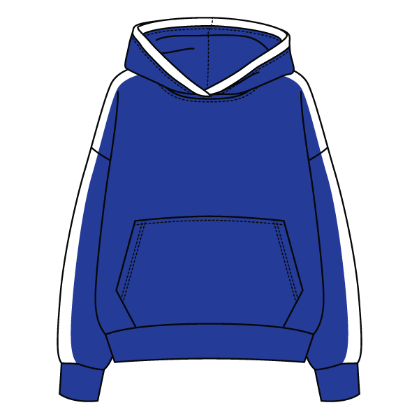 Laid Back Panel Hoodie