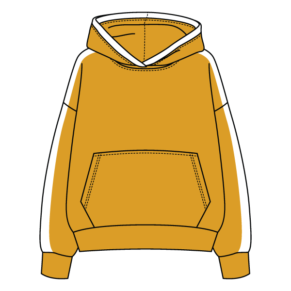 Laid Back Panel Hoodie